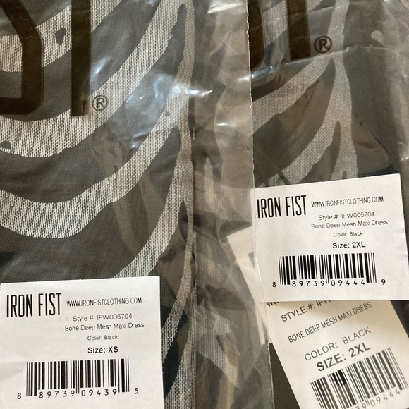 Dolls Kill Iron Fist Bone Deep Mesh Maxi Dress - Picture 5 of 8